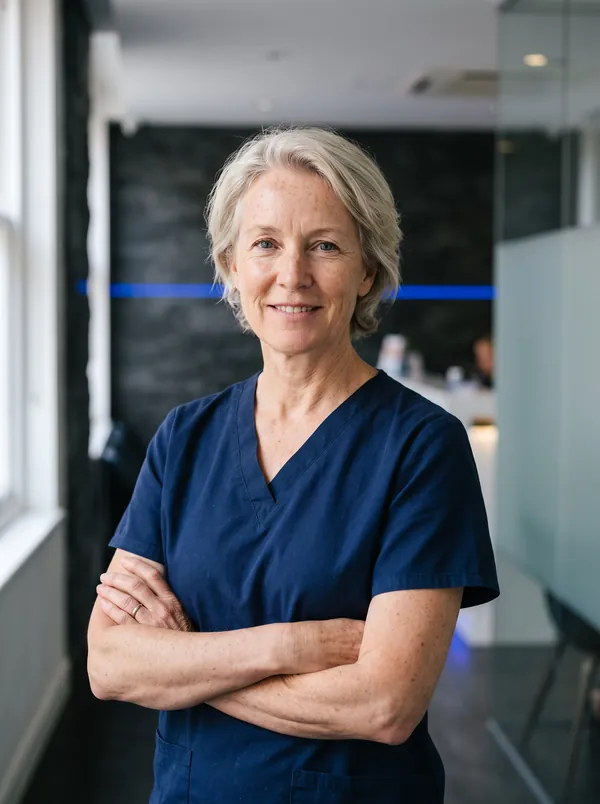 Dr. Eleanor Hart, specialist in oral surgery